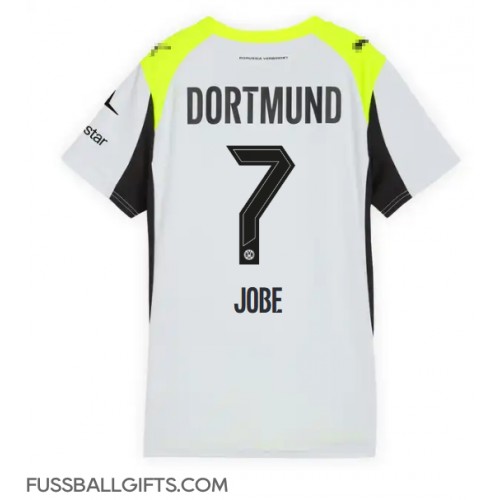 Borussia Dortmund Jobe Bellingham #7 Fußballbekleidung Auswärtstrikot Damen 2025-26 Kurzarm